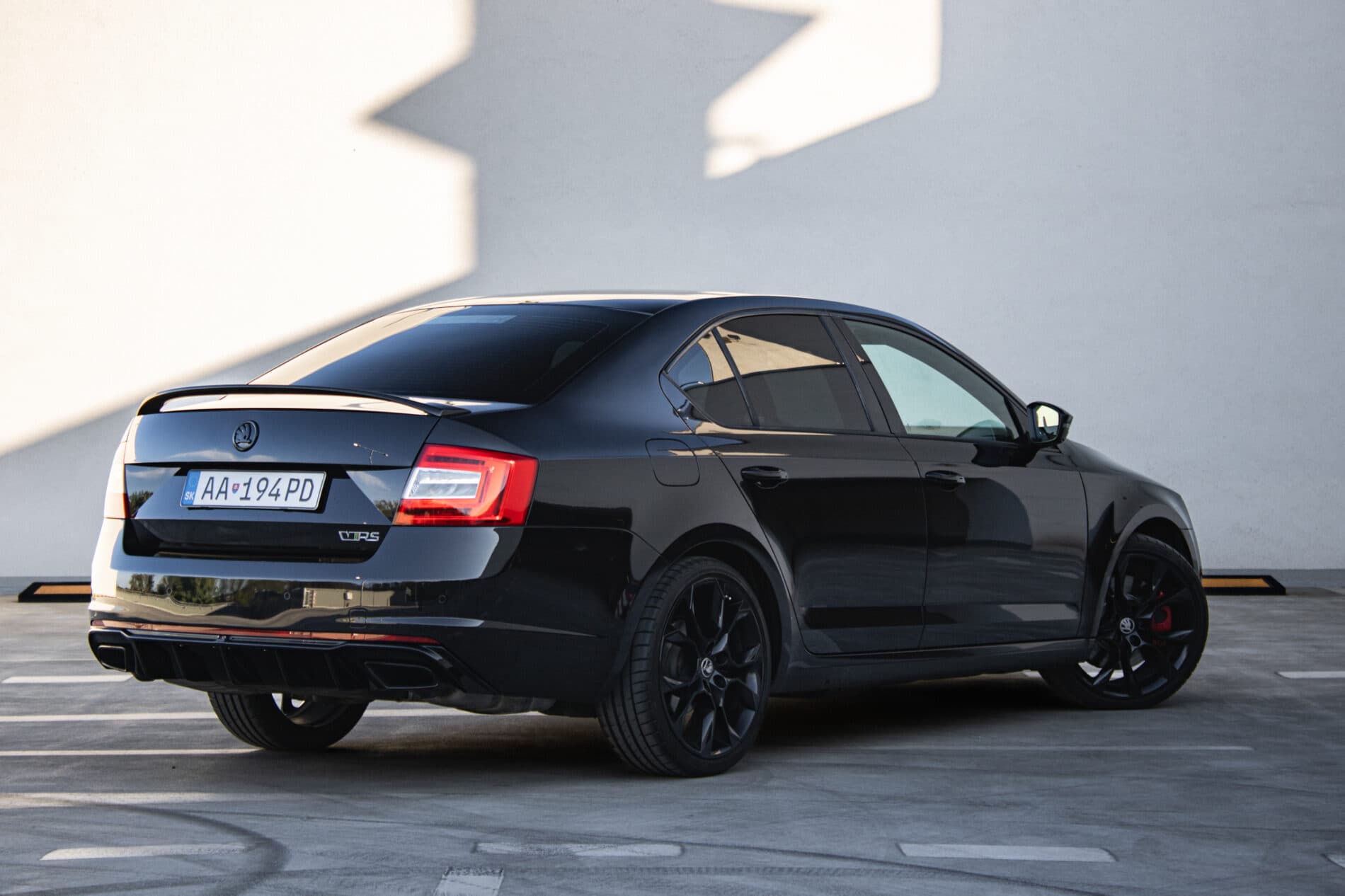 2016 Skoda Octavia RS, čierna sedan, 227 447 km