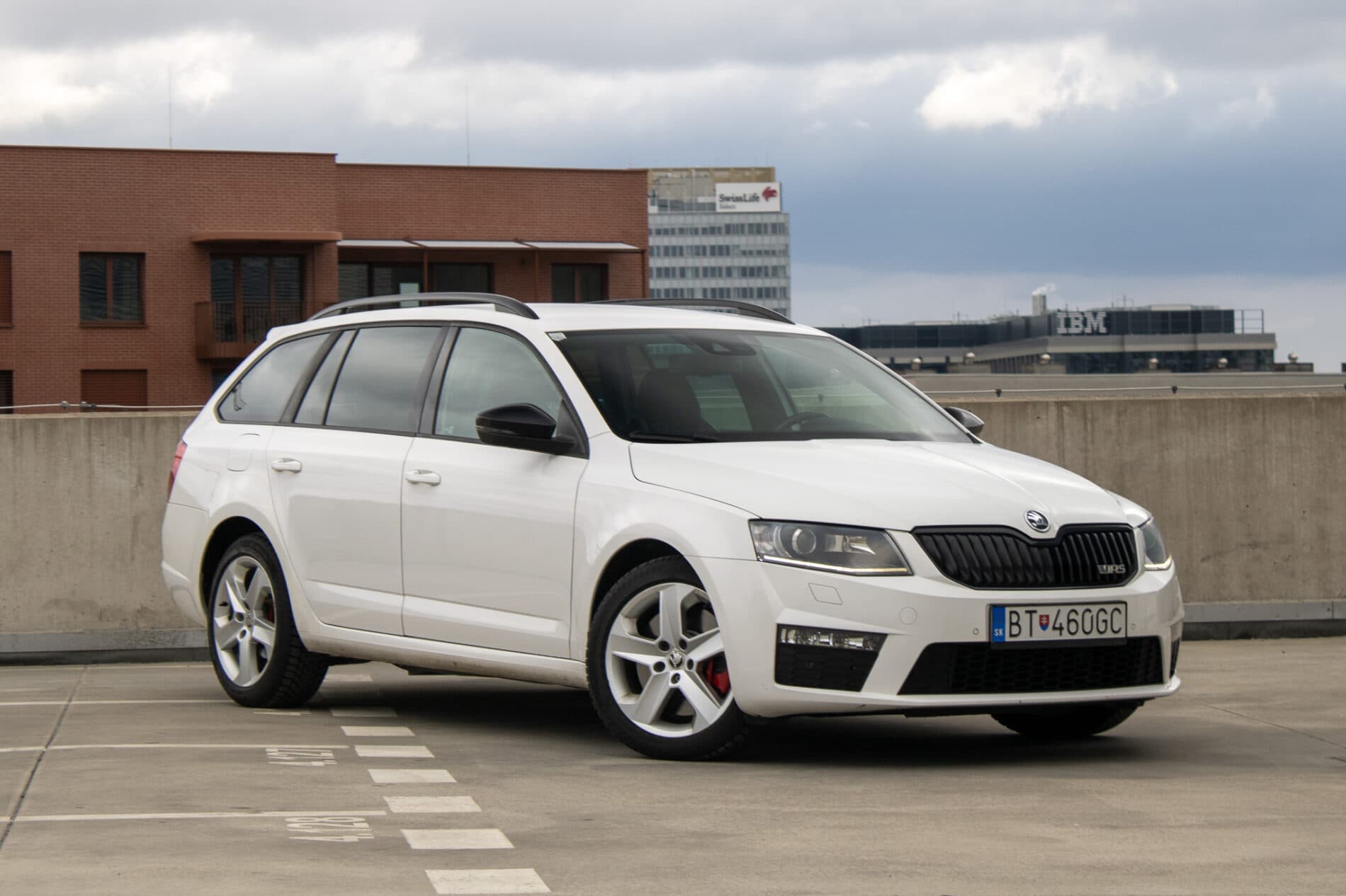 2013 Skoda Octavia RS, biela kombi, 222 175 km