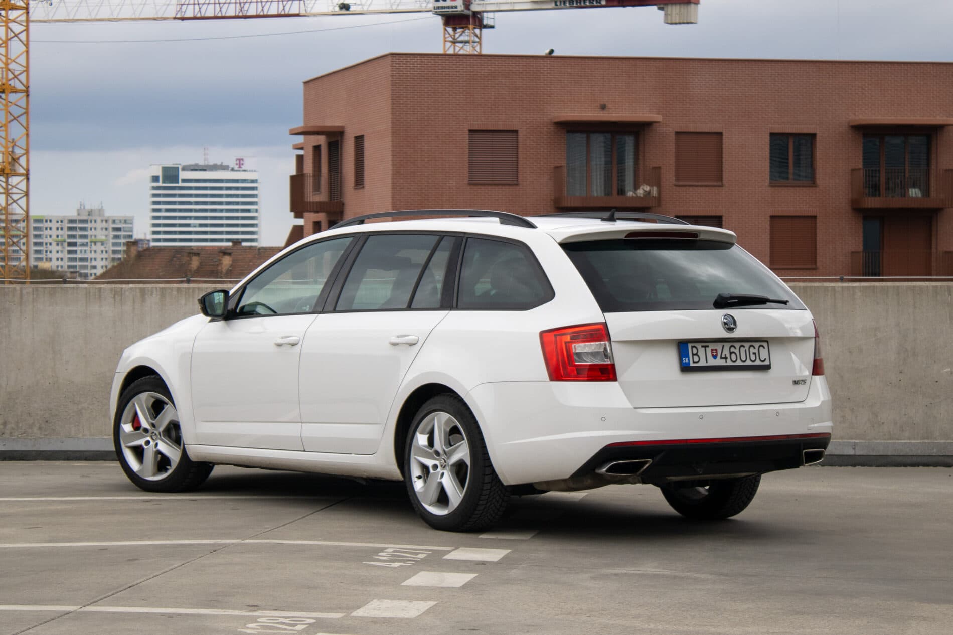 2013 Skoda Octavia RS, biela kombi, 222 175 km