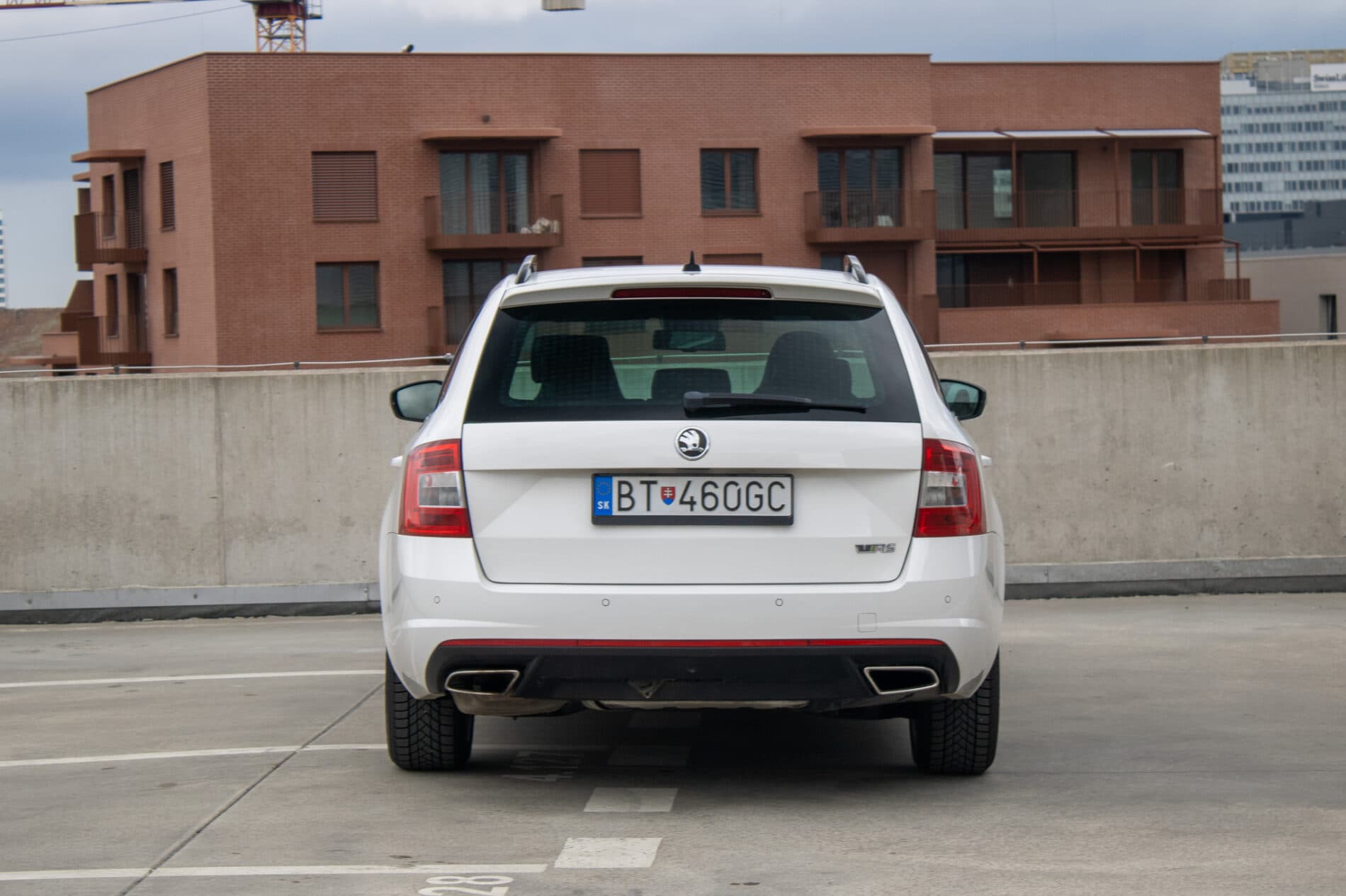 2013 Skoda Octavia RS, biela kombi, 222 175 km