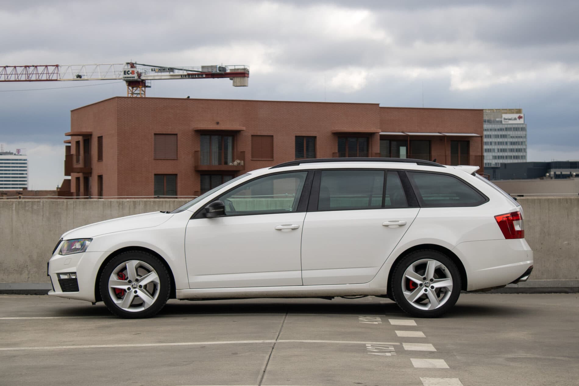 2013 Skoda Octavia RS, biela kombi, 222 175 km