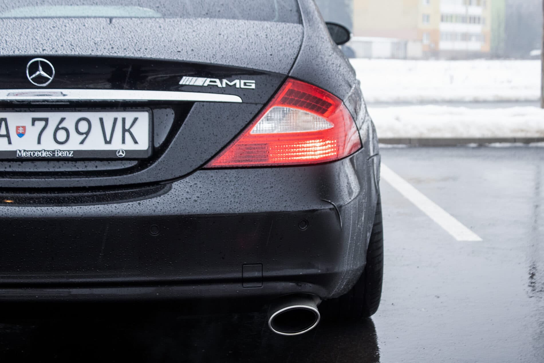 2005 Mercedes-Benz CLS 350, čierna sedan, 190 126 km