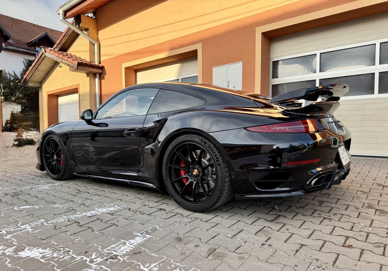2014 Porsche 991 Turbo TechArt, čierna kupé, 78 955 km