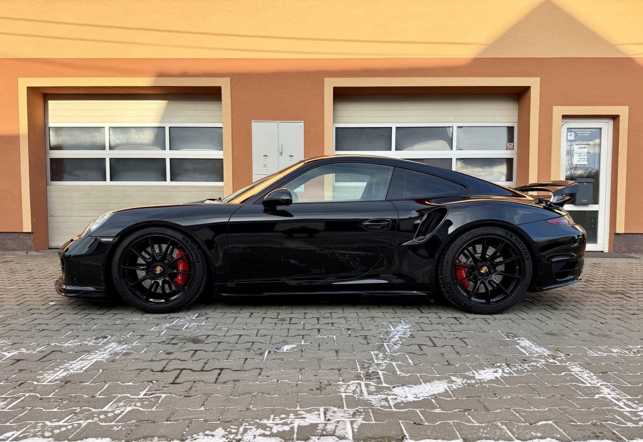 2014 Porsche 991 Turbo TechArt, čierna kupé, 78 955 km