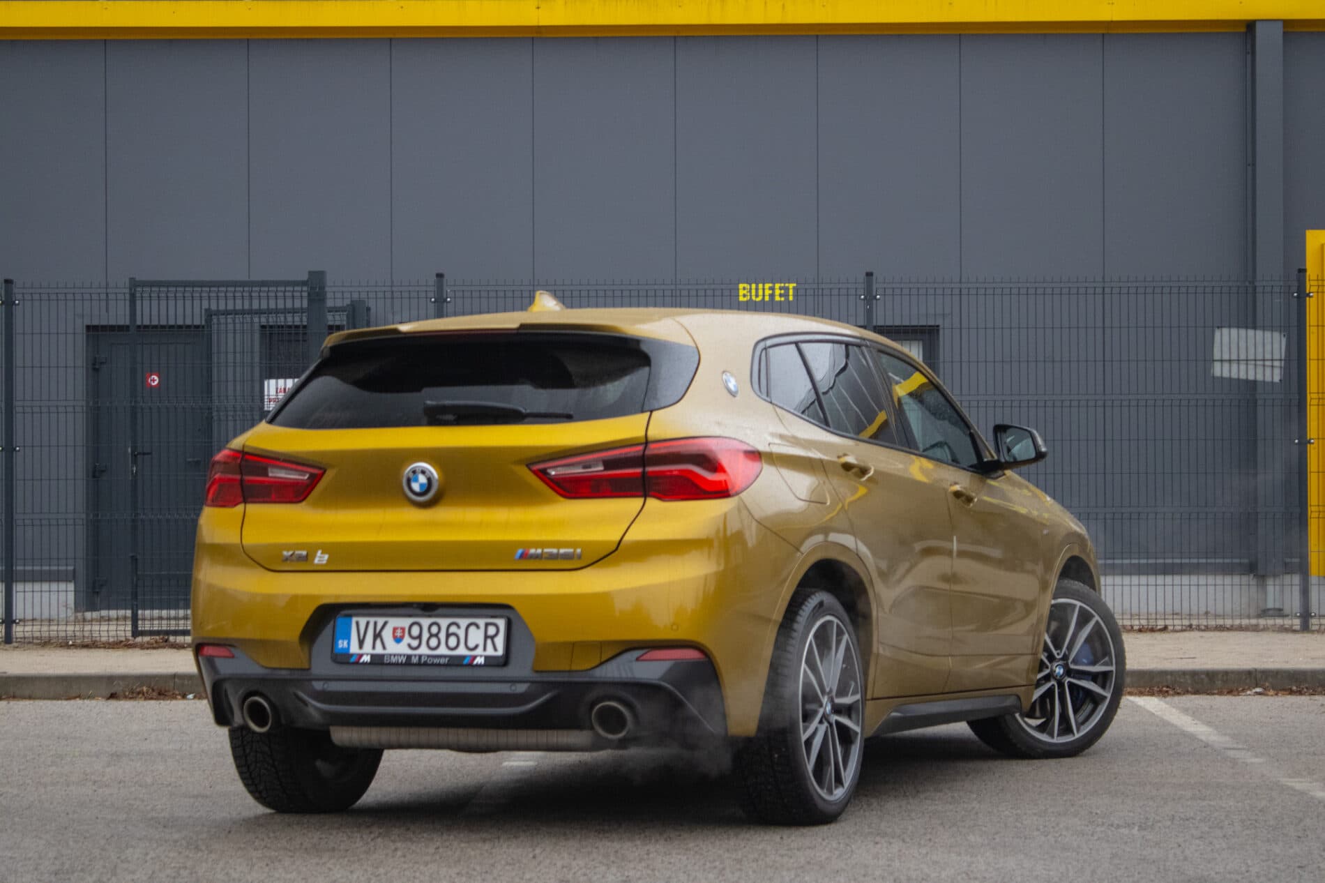 2019 BMW X2 M35i, žltá suv, 50 639 km