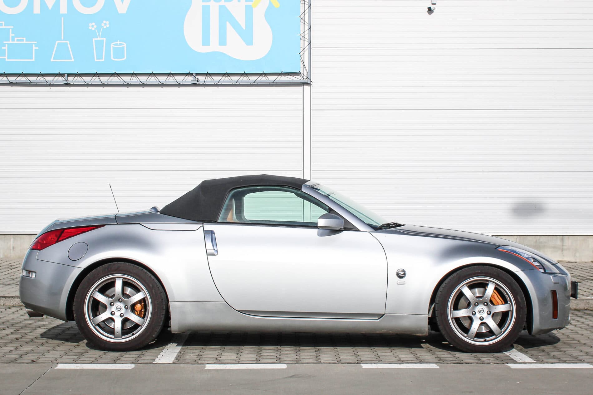 2005 Nissan 350Z, strieborná kabriolet, 36 427 km