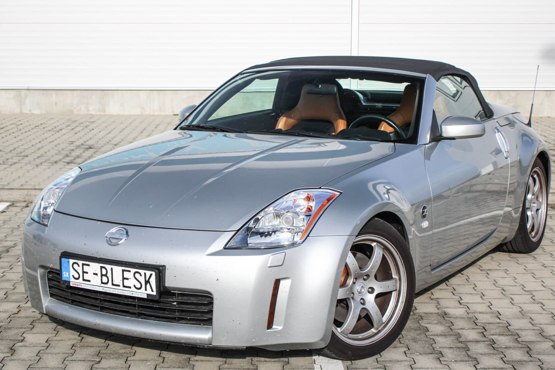 2005 Nissan 350Z, strieborná kabriolet, 36 427 km