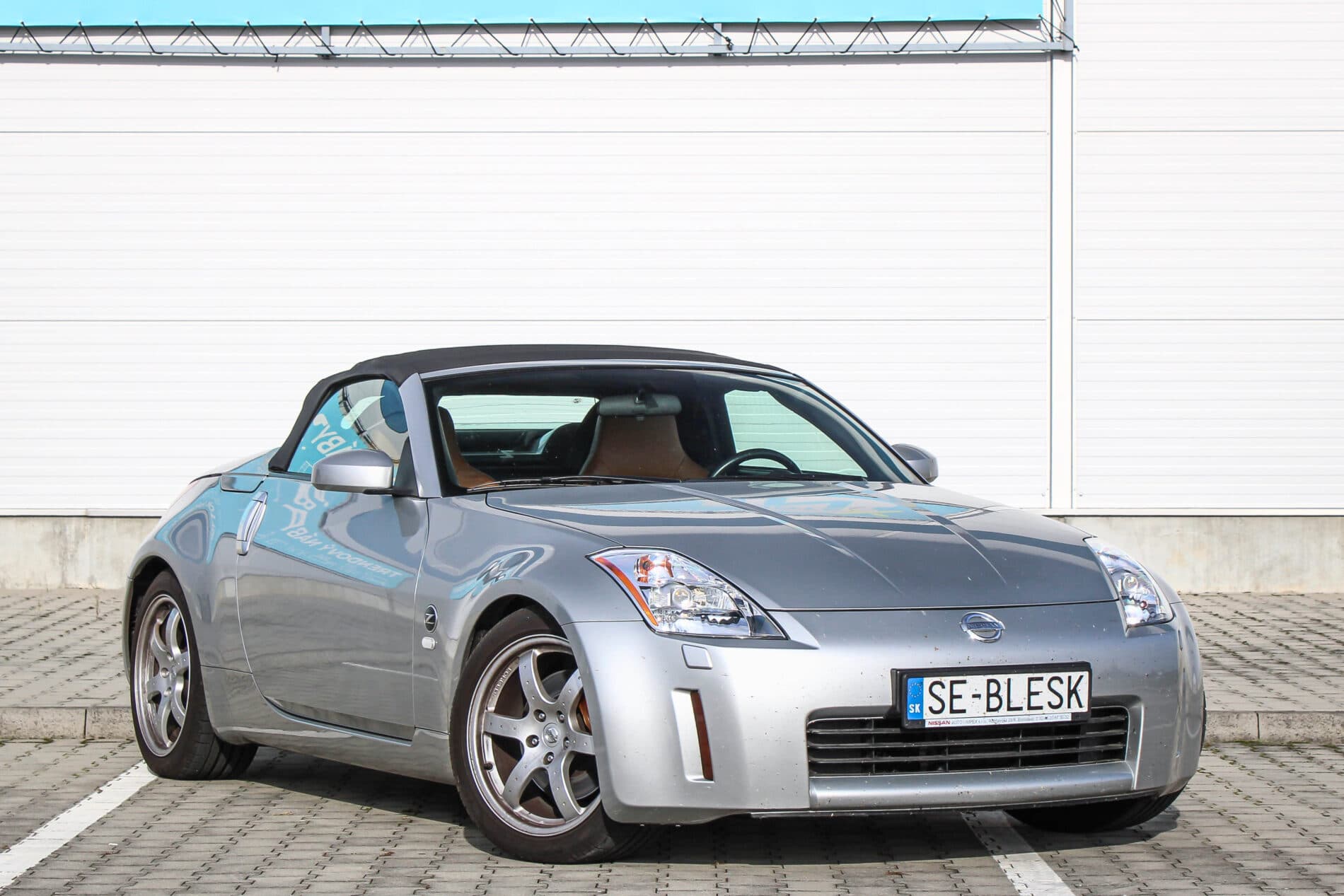 2005 Nissan 350Z, strieborná kabriolet, 36 427 km