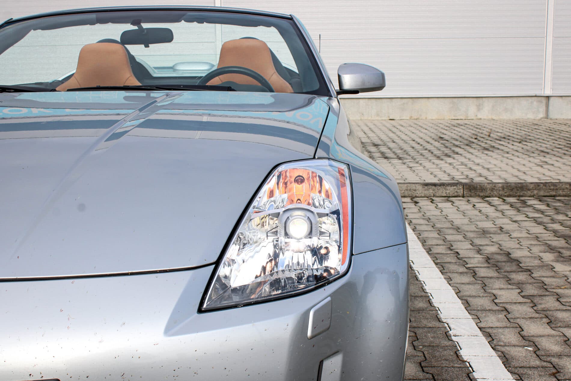 2005 Nissan 350Z, strieborná kabriolet, 36 427 km