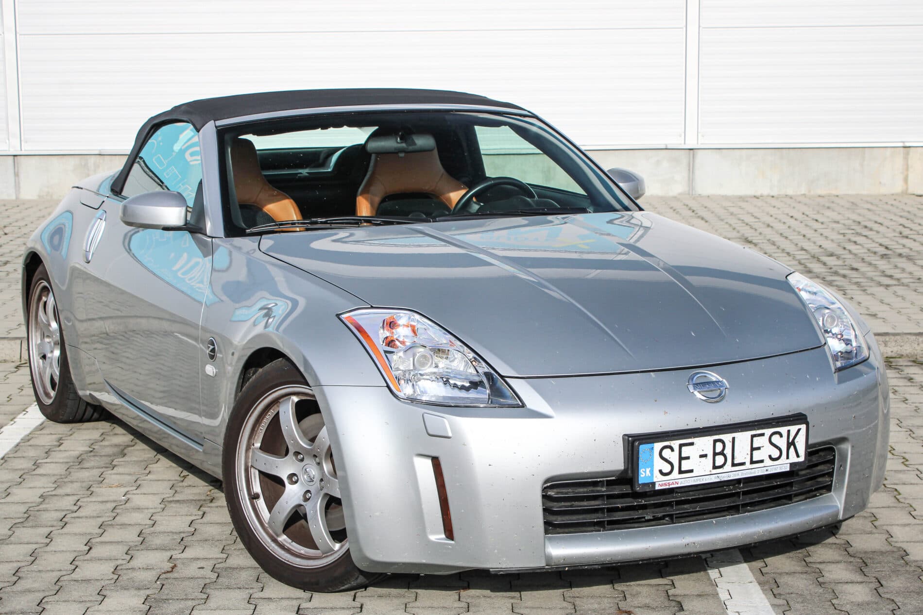 2005 Nissan 350Z, strieborná kabriolet, 36 427 km