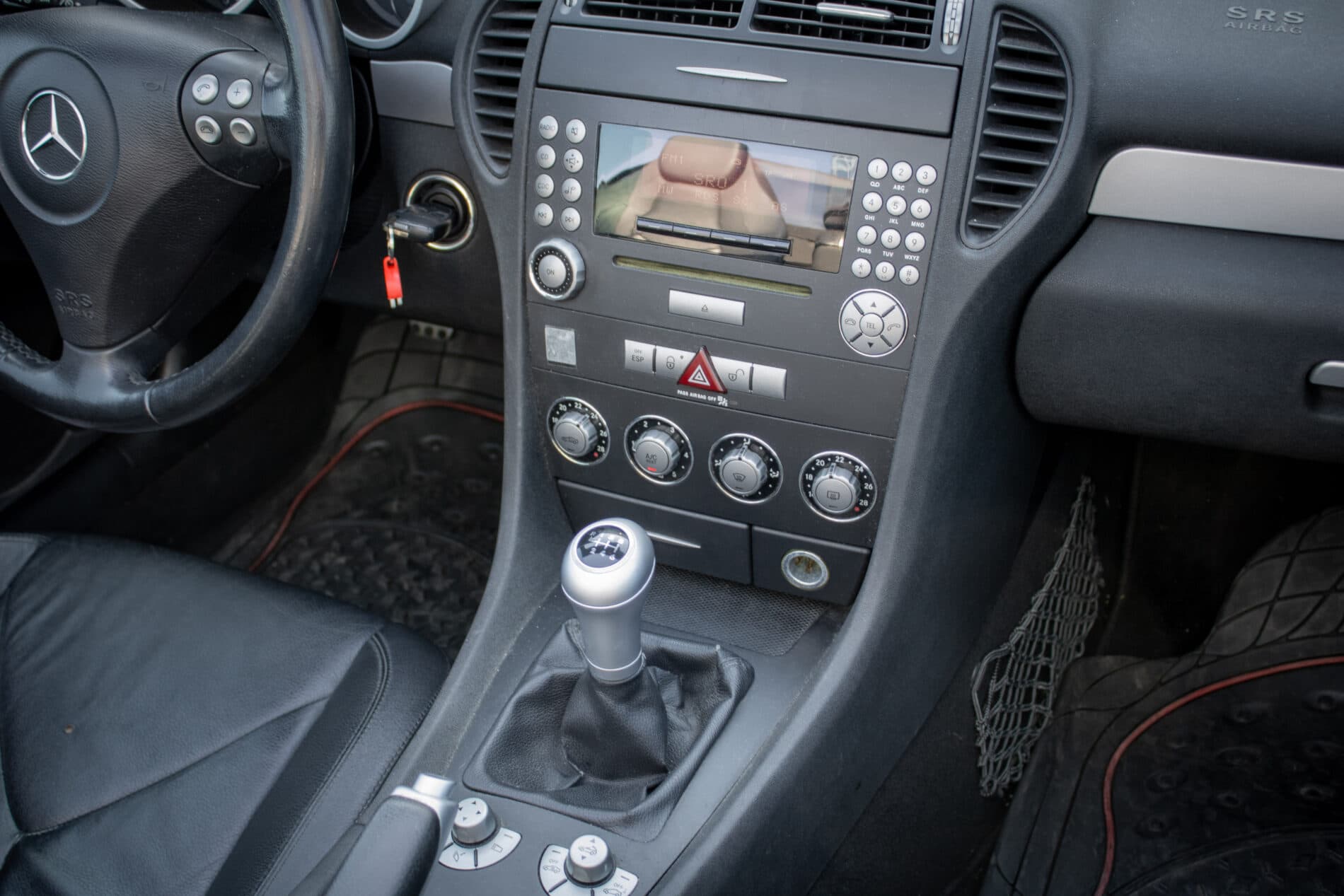 2006 Mercedes-Benz SLK 200 Komp., strieborná kabriolet, 87 500 km