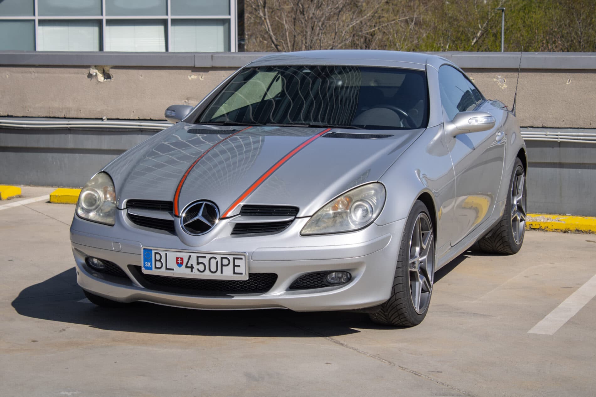 2006 Mercedes-Benz SLK 200 Komp., strieborná kabriolet, 87 500 km