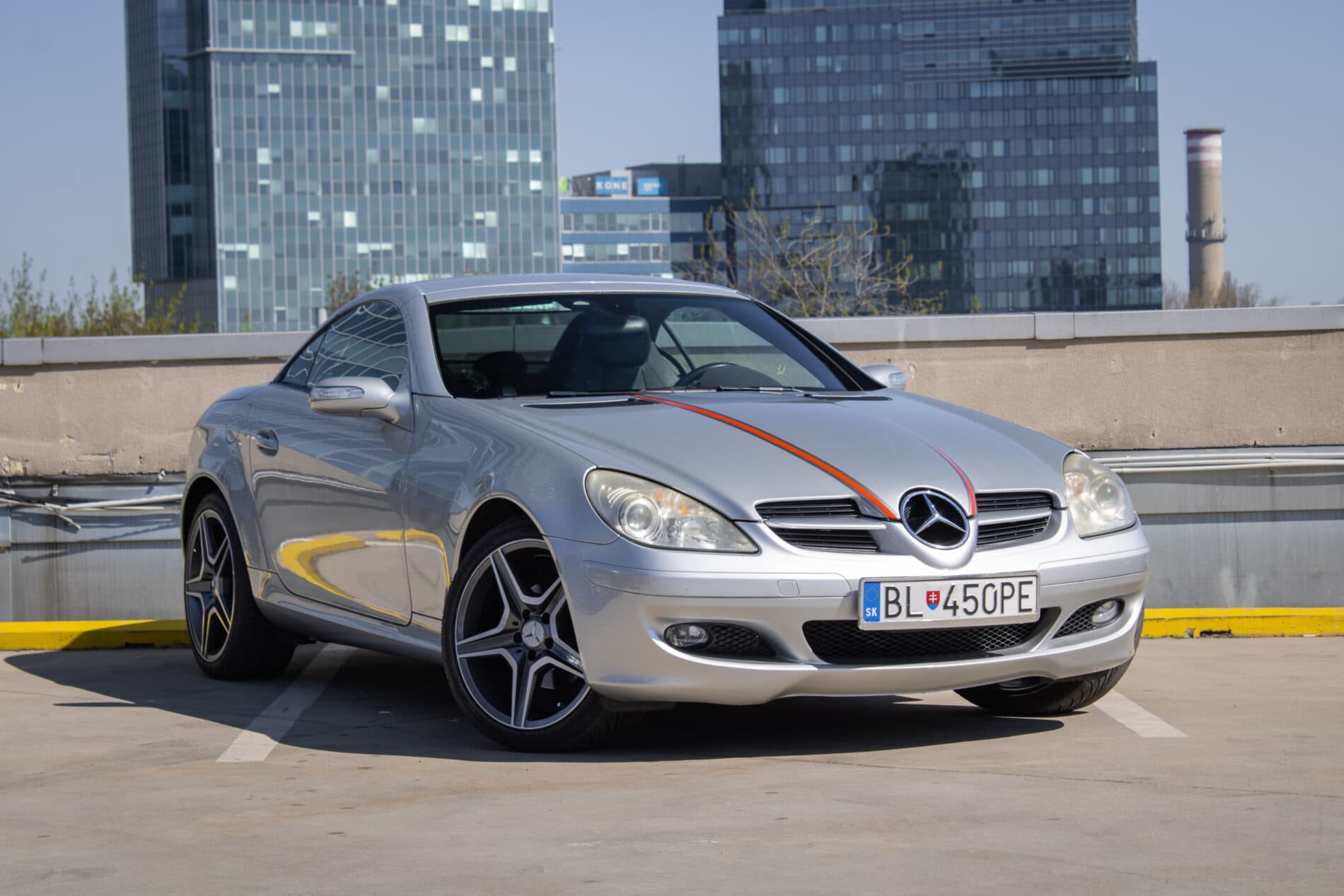 2006 Mercedes-Benz SLK 200 Komp., strieborná kabriolet, 87 500 km