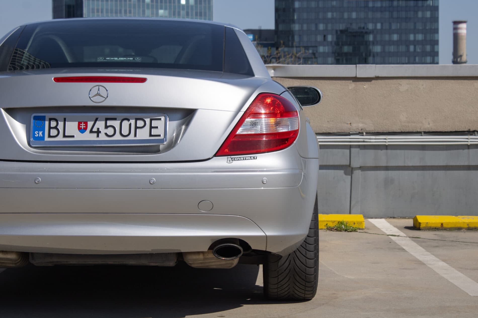 2006 Mercedes-Benz SLK 200 Komp., strieborná kabriolet, 87 500 km
