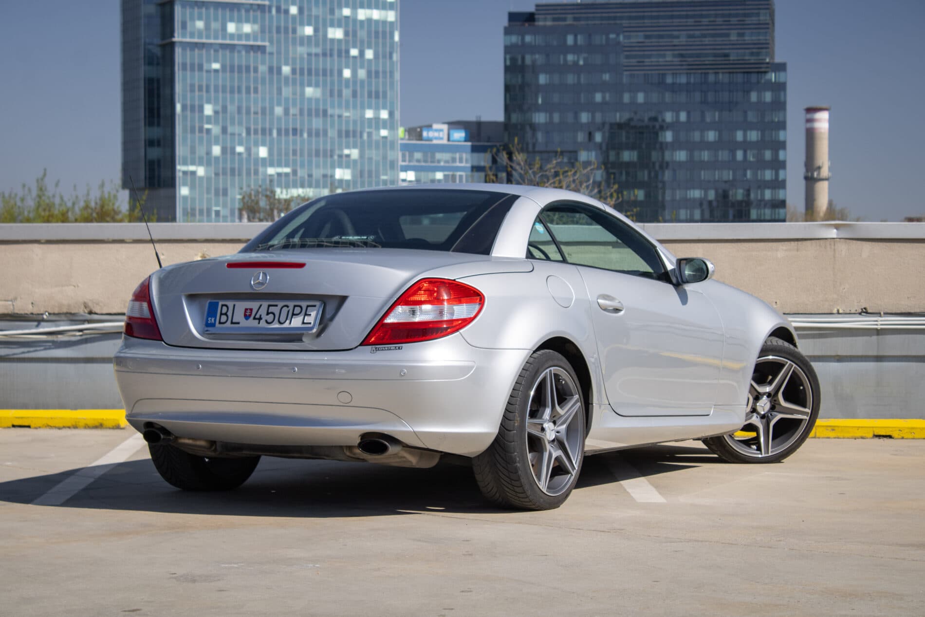 2006 Mercedes-Benz SLK 200 Komp., strieborná kabriolet, 87 500 km