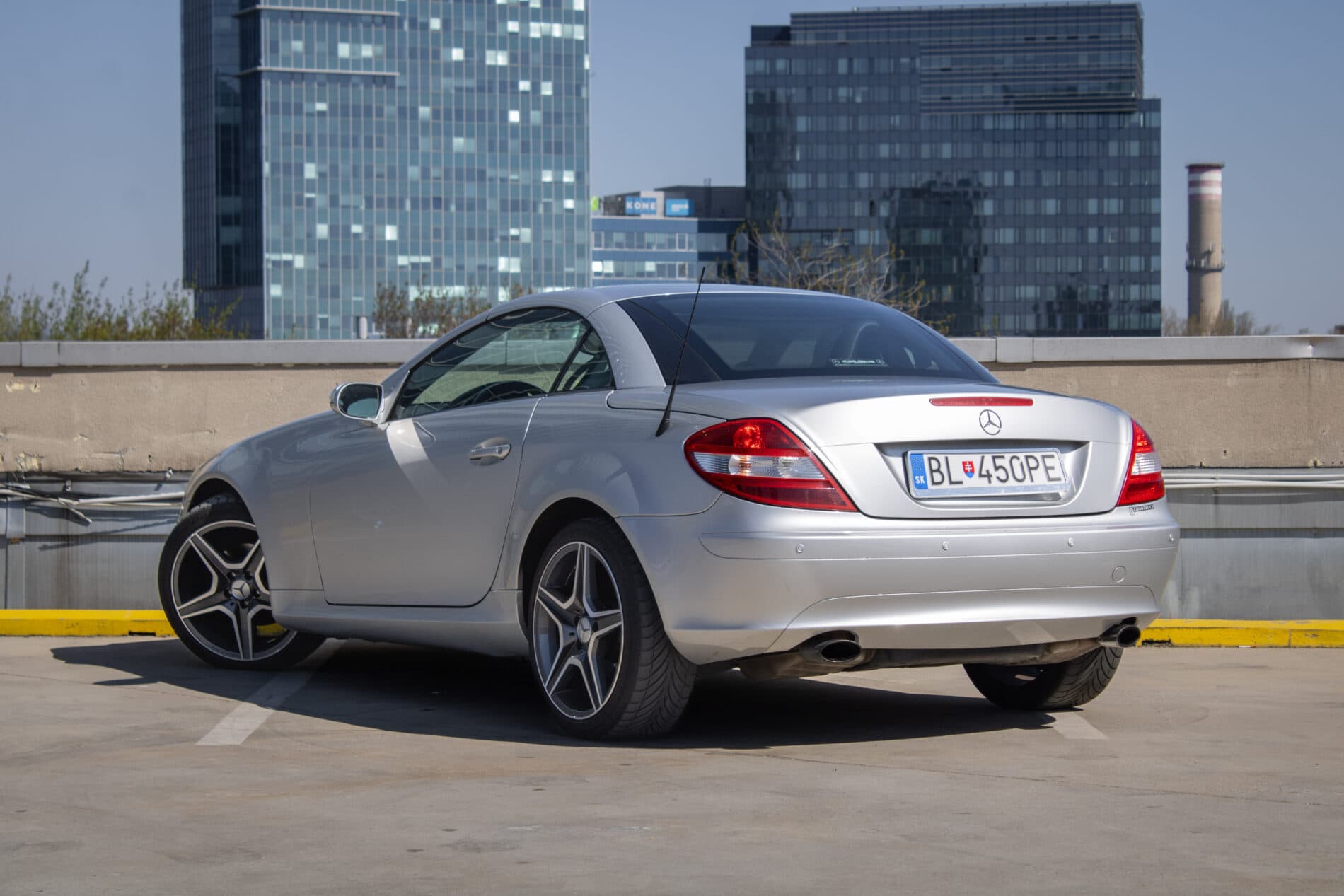 2006 Mercedes-Benz SLK 200 Komp., strieborná kabriolet, 87 500 km
