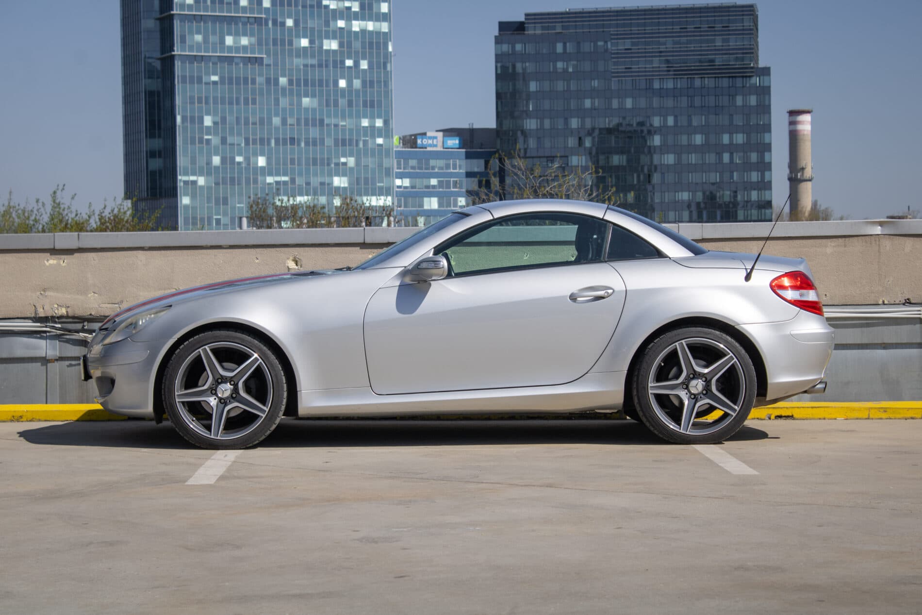 2006 Mercedes-Benz SLK 200 Komp., strieborná kabriolet, 87 500 km