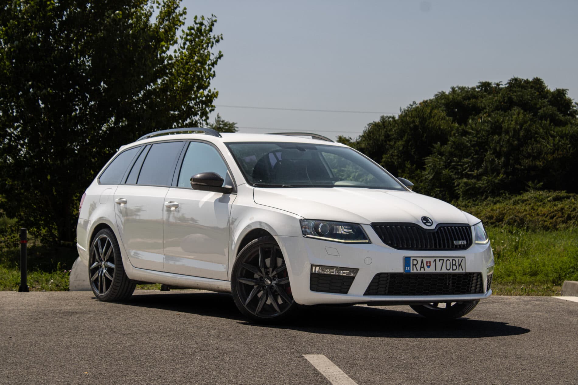 2014 Skoda Octavia RS, biela kombi, 171 532 km