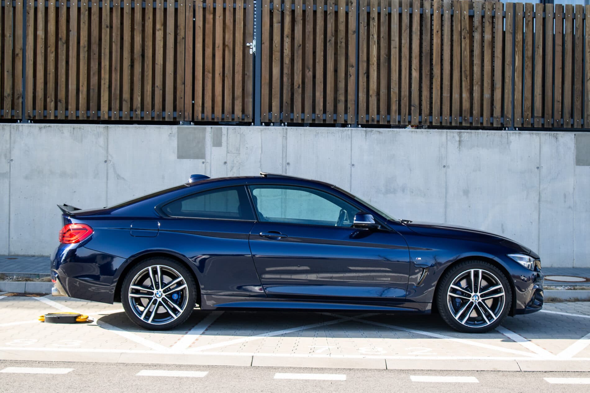 2018 BMW 440i, modrá kupé, 195 763 km