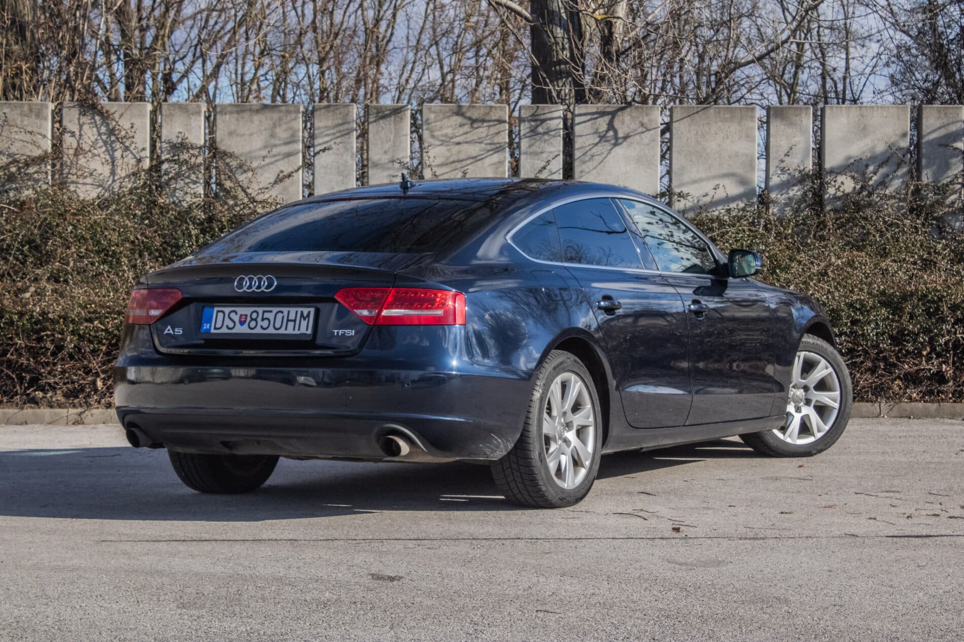 2012 AUDI A5, modrá sedan, 285 521 km
