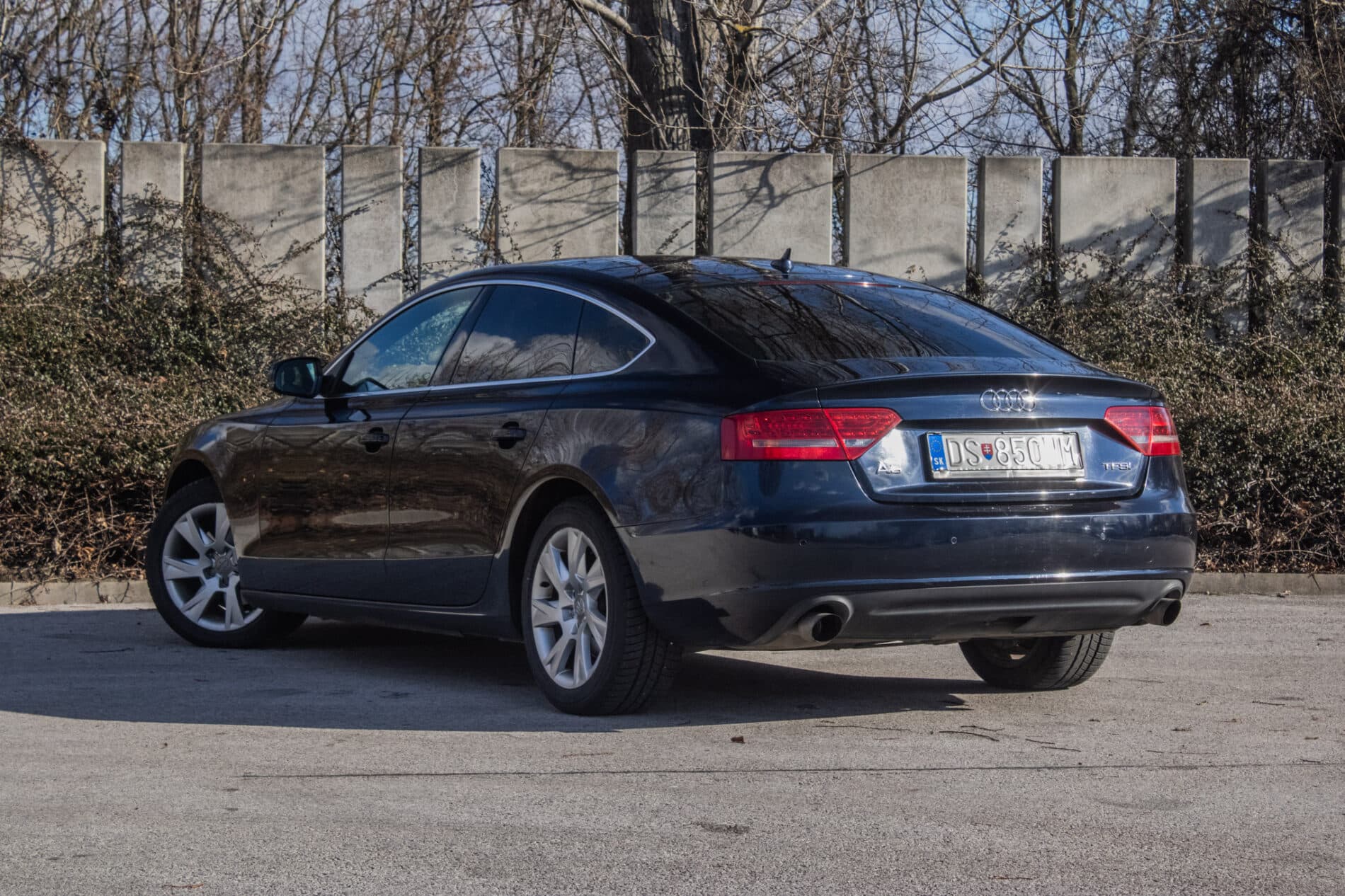 2012 AUDI A5, modrá sedan, 285 521 km
