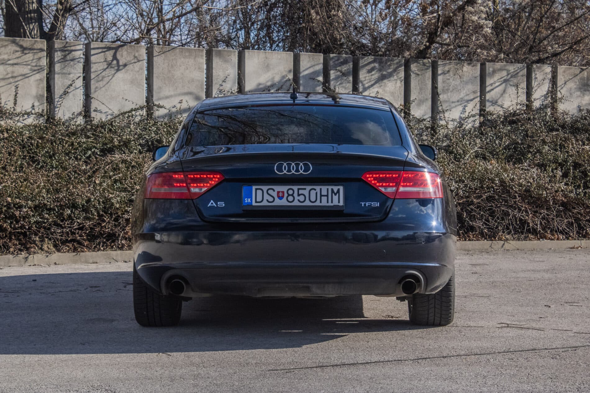 2012 AUDI A5, modrá sedan, 285 521 km