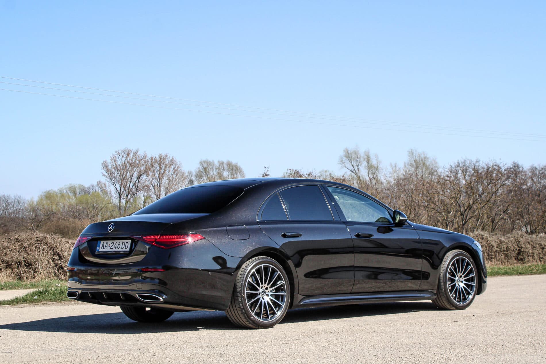2021 Mercedes-Benz S 400d, čierna sedan, 82 099 km