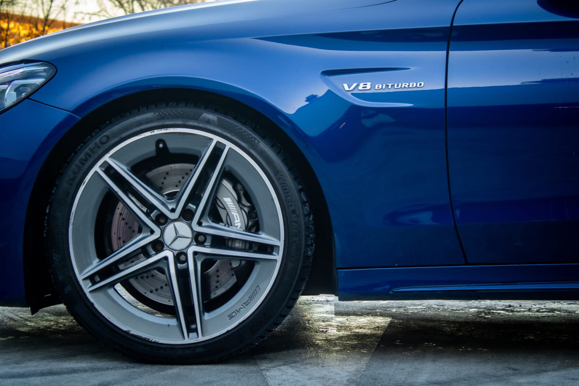 2019 Mercedes-Benz C 63 AMG, modrá kombi, 96 334 km