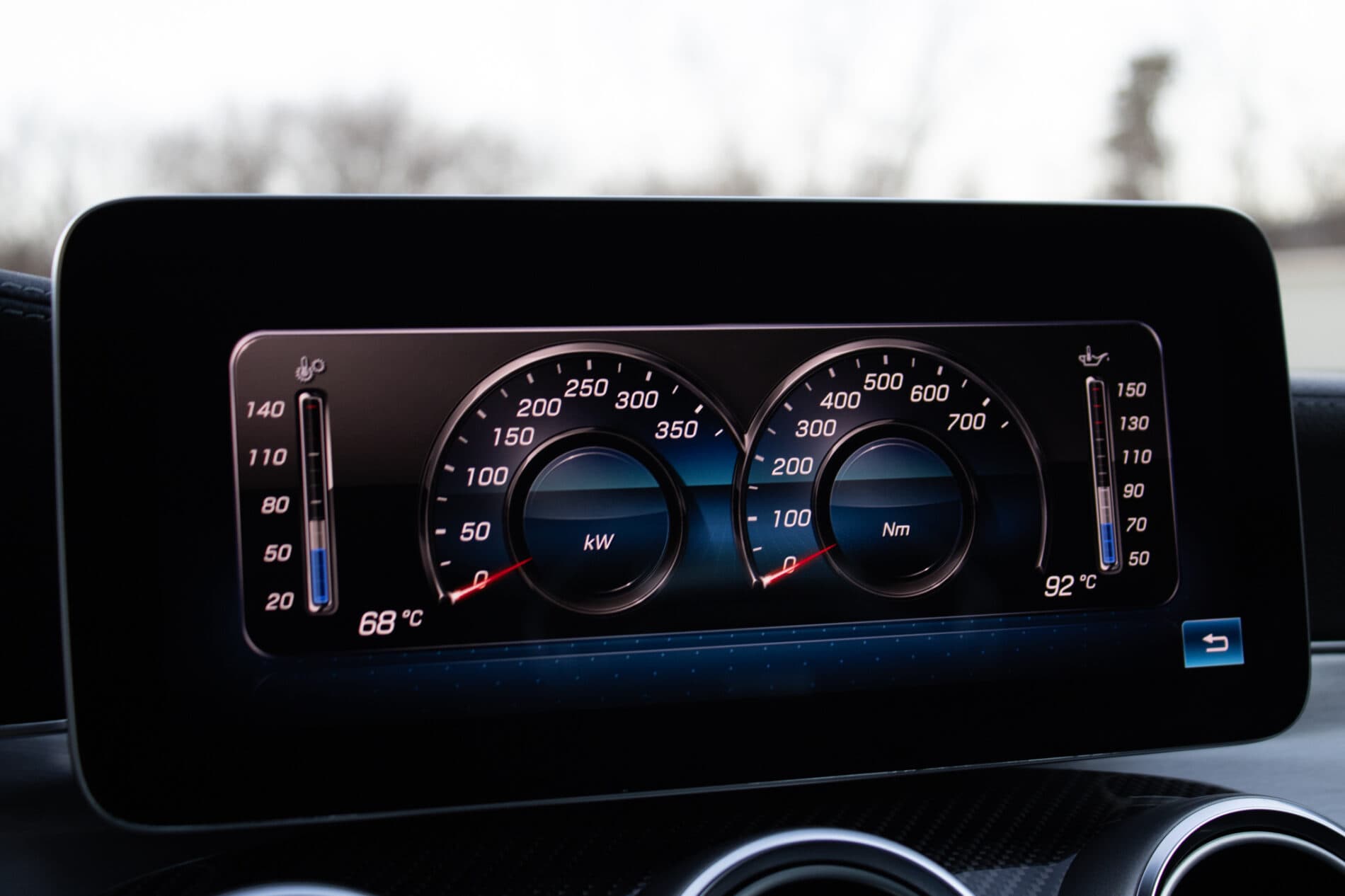 2019 Mercedes-Benz C 63 AMG, modrá kombi, 96 334 km