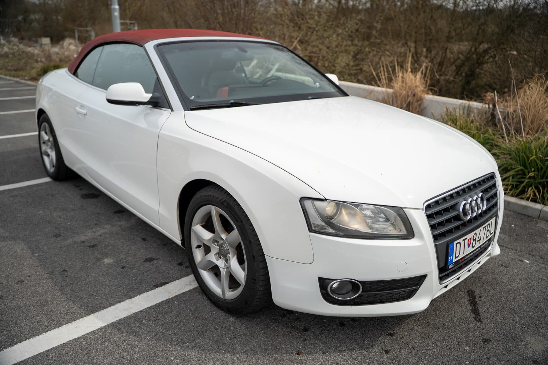 2010 AUDI A5, biela kabriolet, 357 143 km
