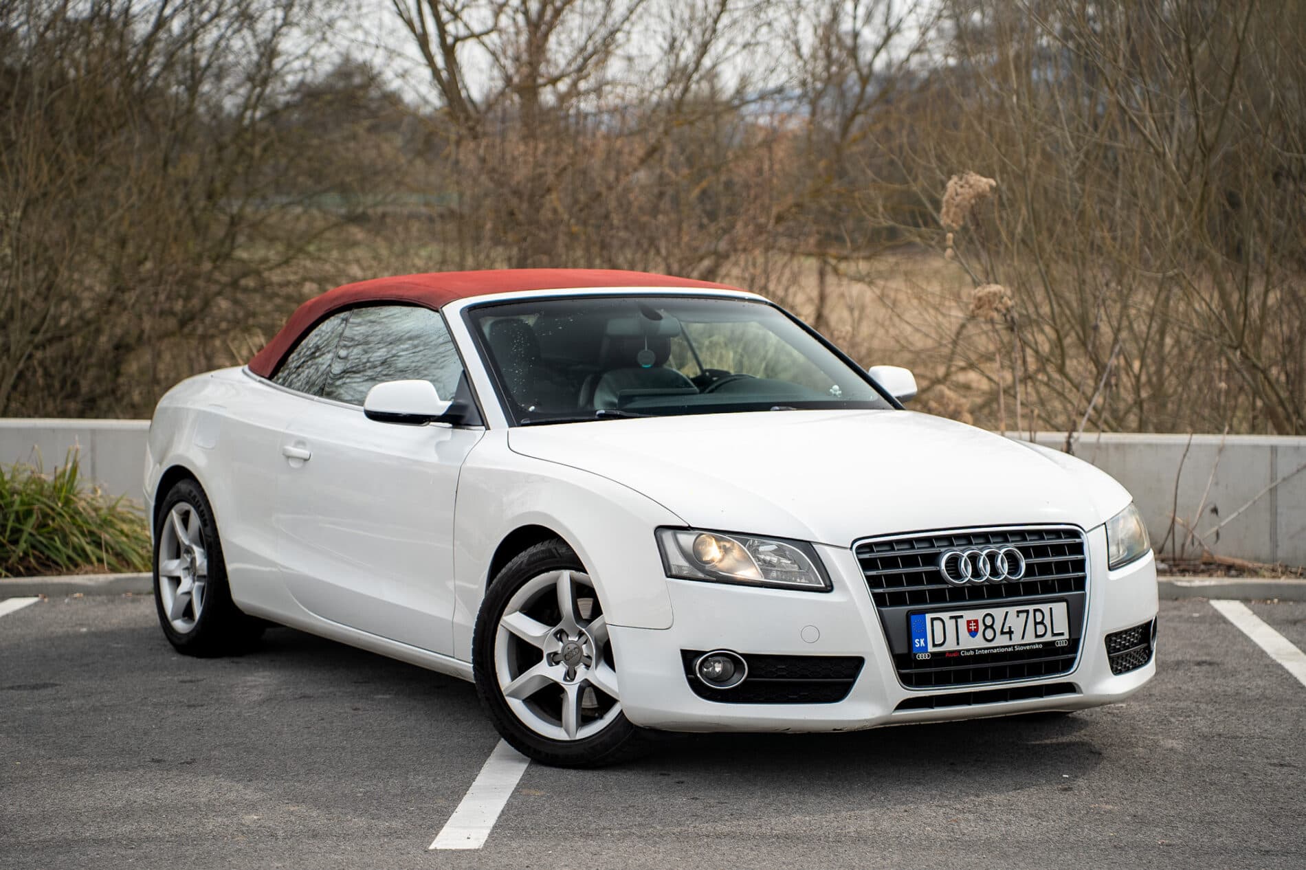 2010 AUDI A5, biela kabriolet, 357 143 km