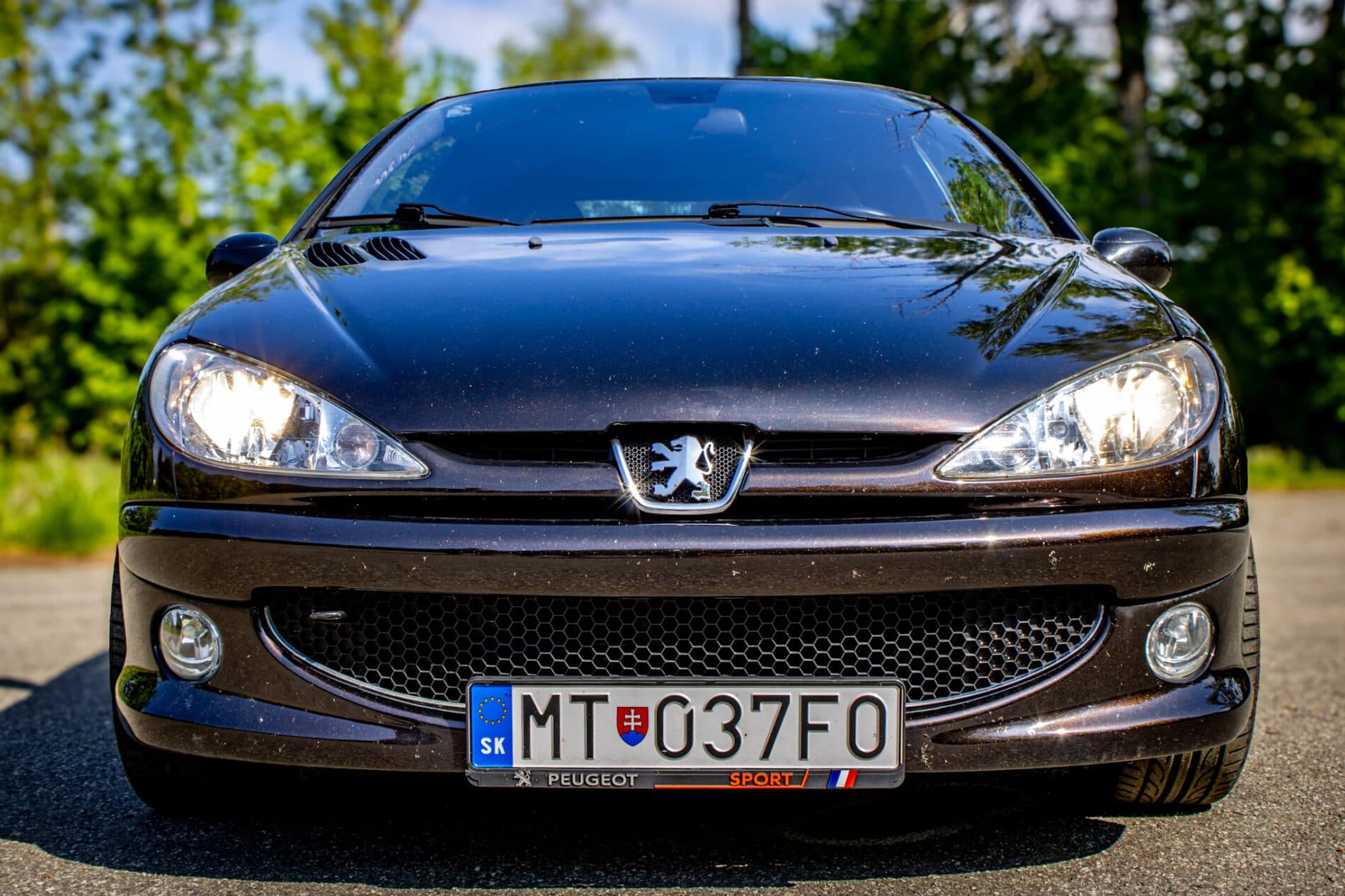 2003 Peugeot 206 RC, čierna hatchback, 58 219 km