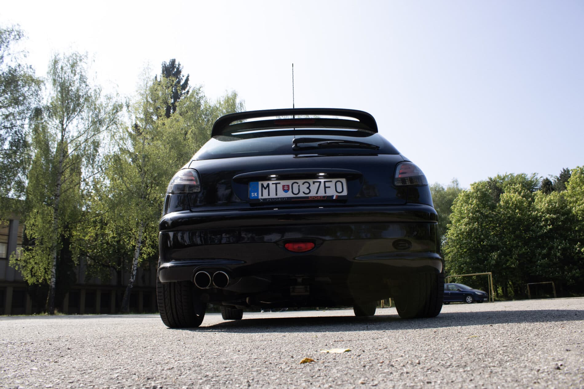 2003 Peugeot 206 RC, čierna hatchback, 58 219 km