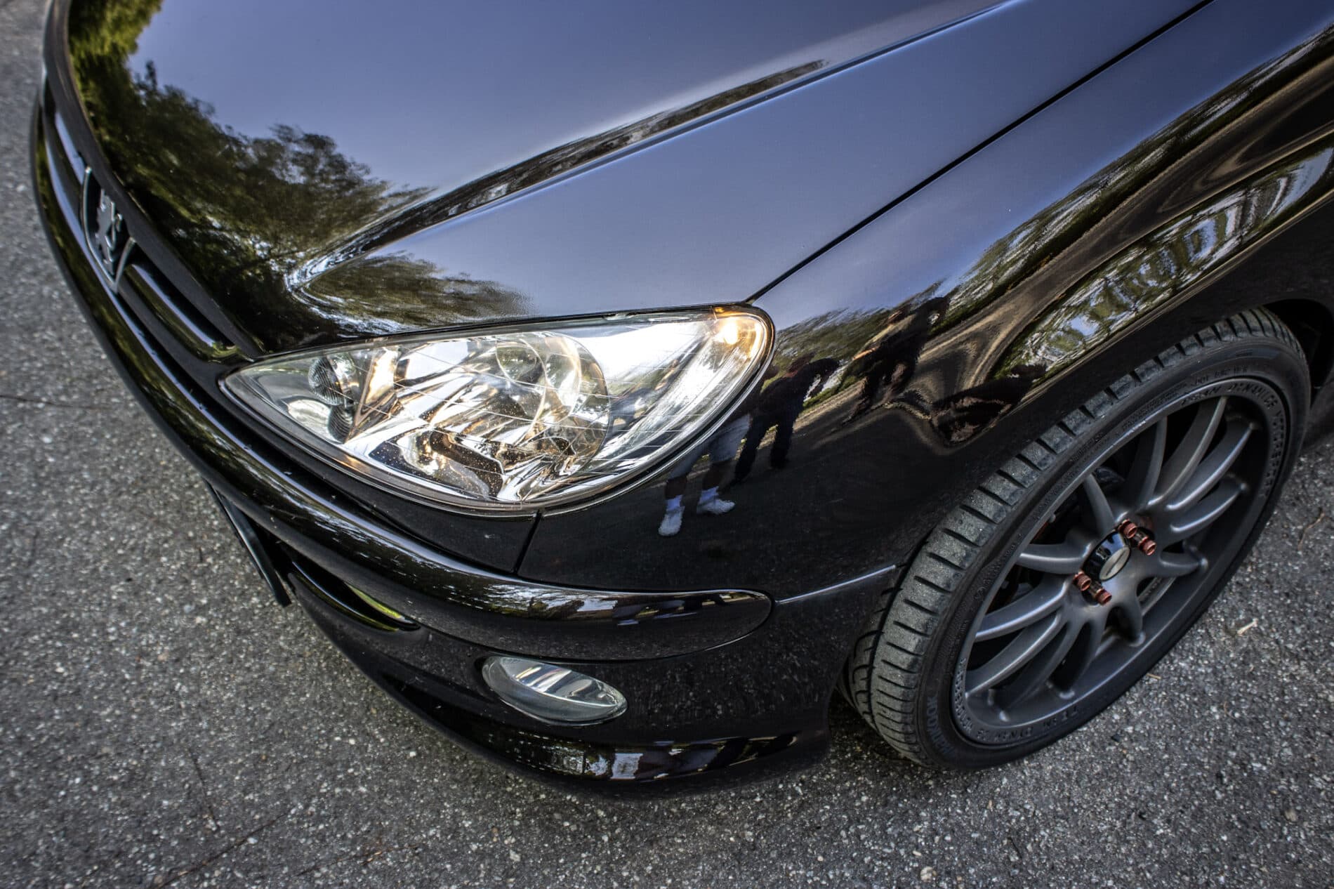 2003 Peugeot 206 RC, čierna hatchback, 58 219 km