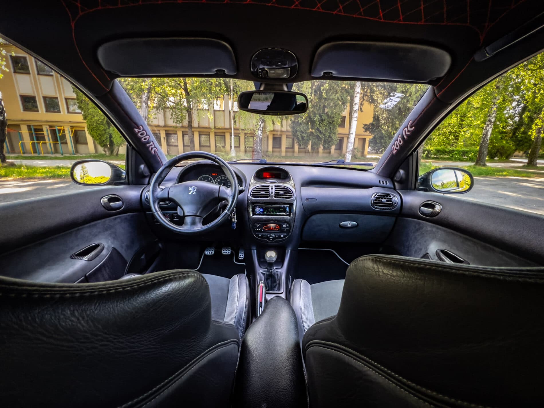 2003 Peugeot 206 RC, čierna hatchback, 58 219 km