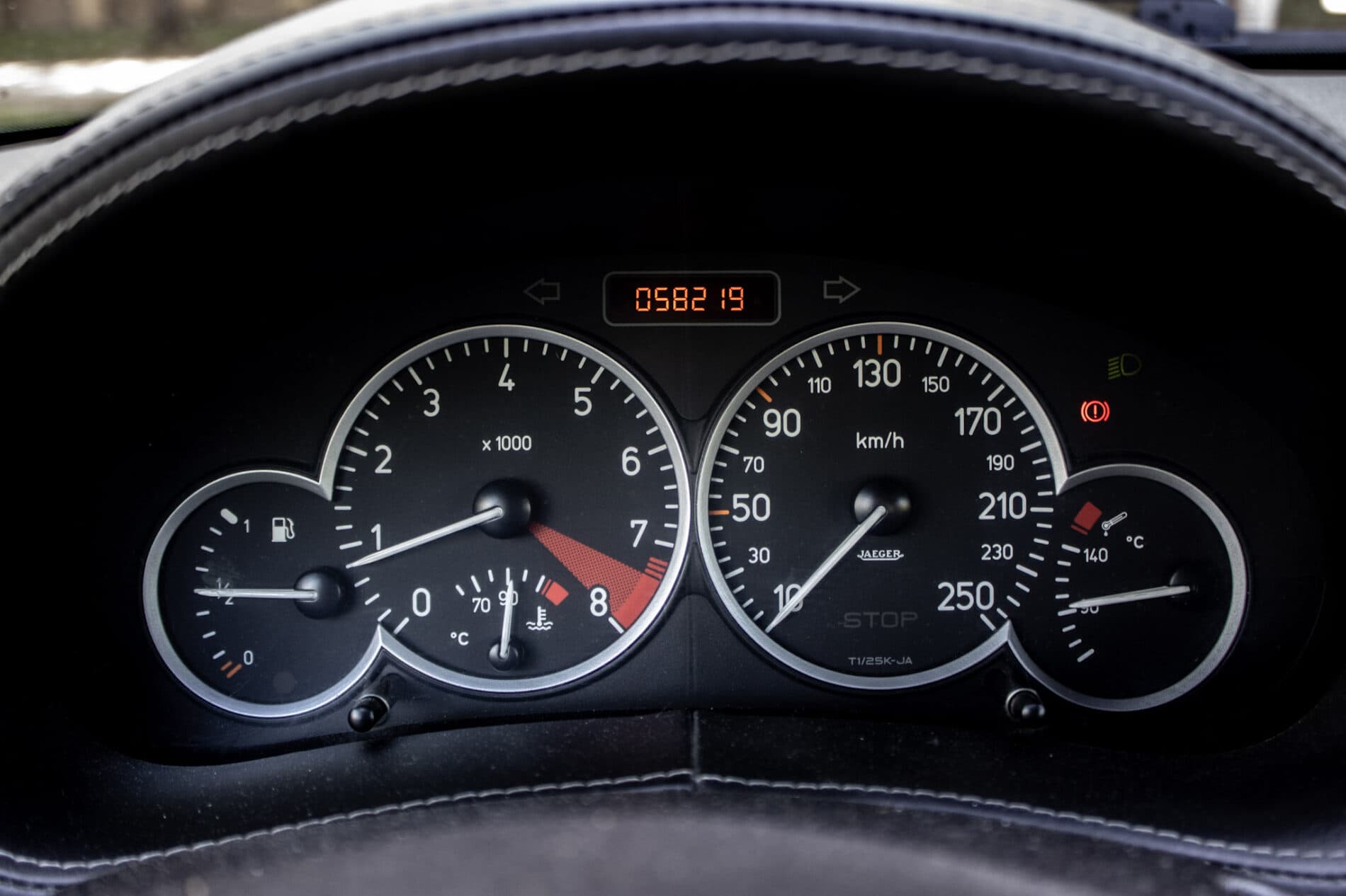 2003 Peugeot 206 RC, čierna hatchback, 58 219 km