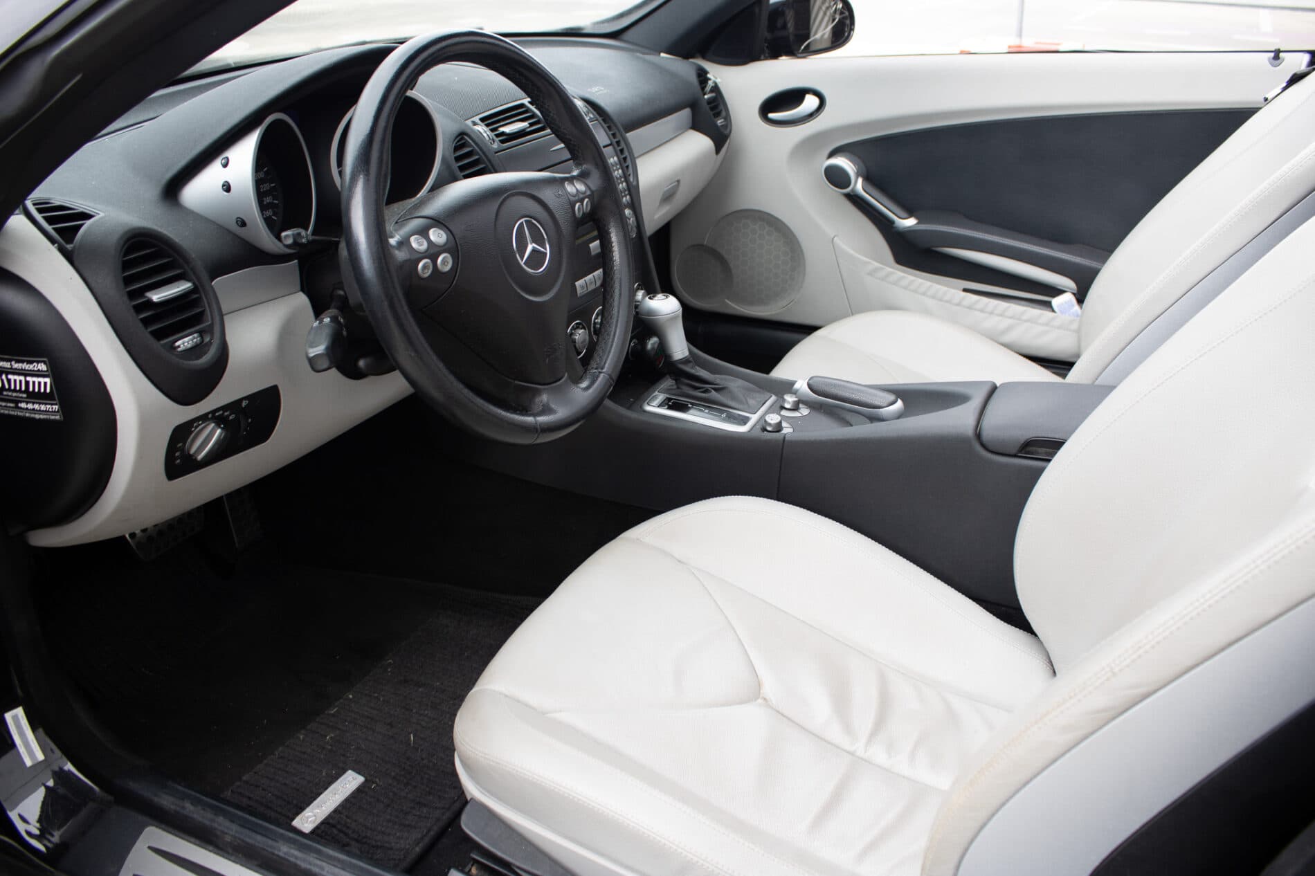 2006 Mercedes-Benz SLK 200 Komp., čierna kabriolet, 97 413 km