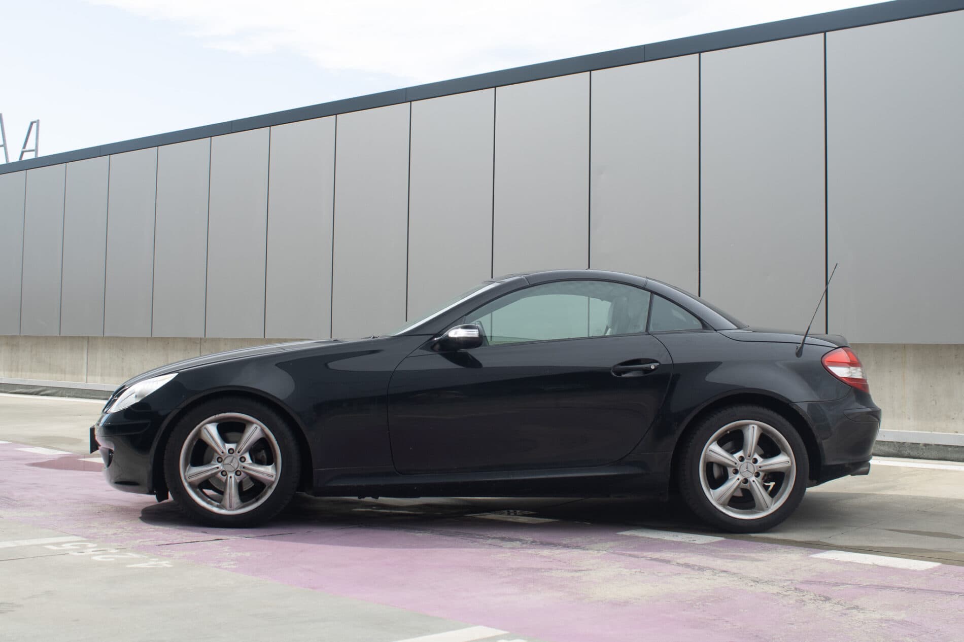 2006 Mercedes-Benz SLK 200 Komp., čierna kabriolet, 97 413 km
