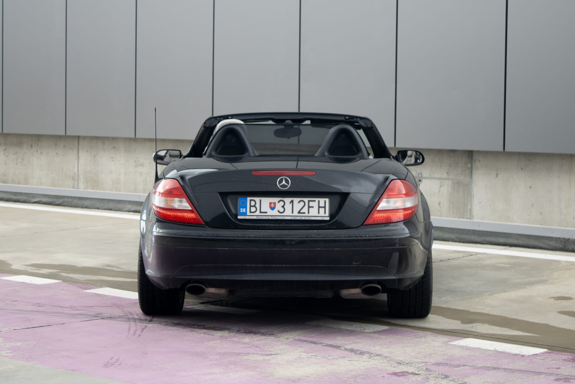 2006 Mercedes-Benz SLK 200 Komp., čierna kabriolet, 97 413 km