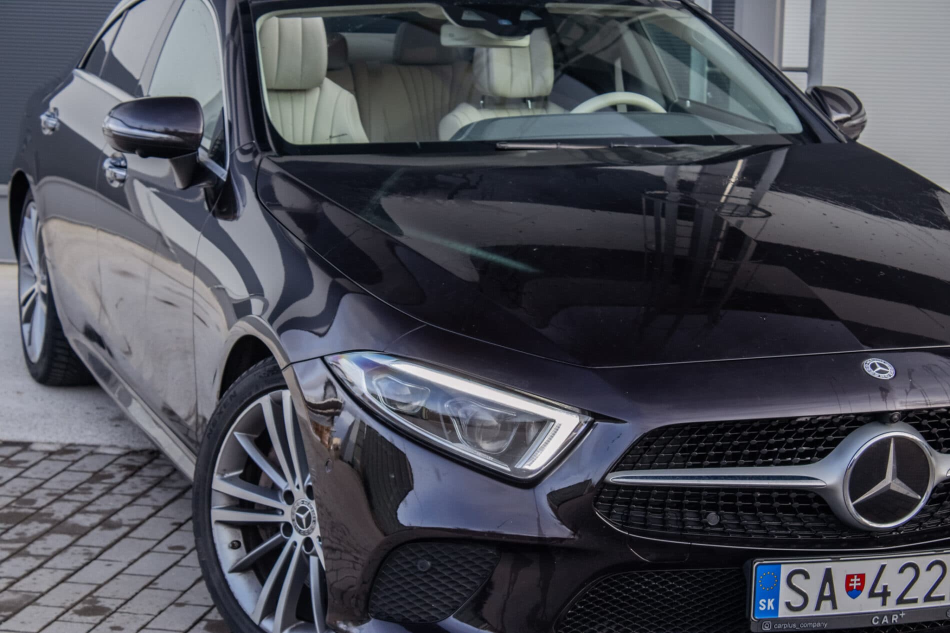 2019 Mercedes-Benz CLS 450, červená kupé, 108 680 km