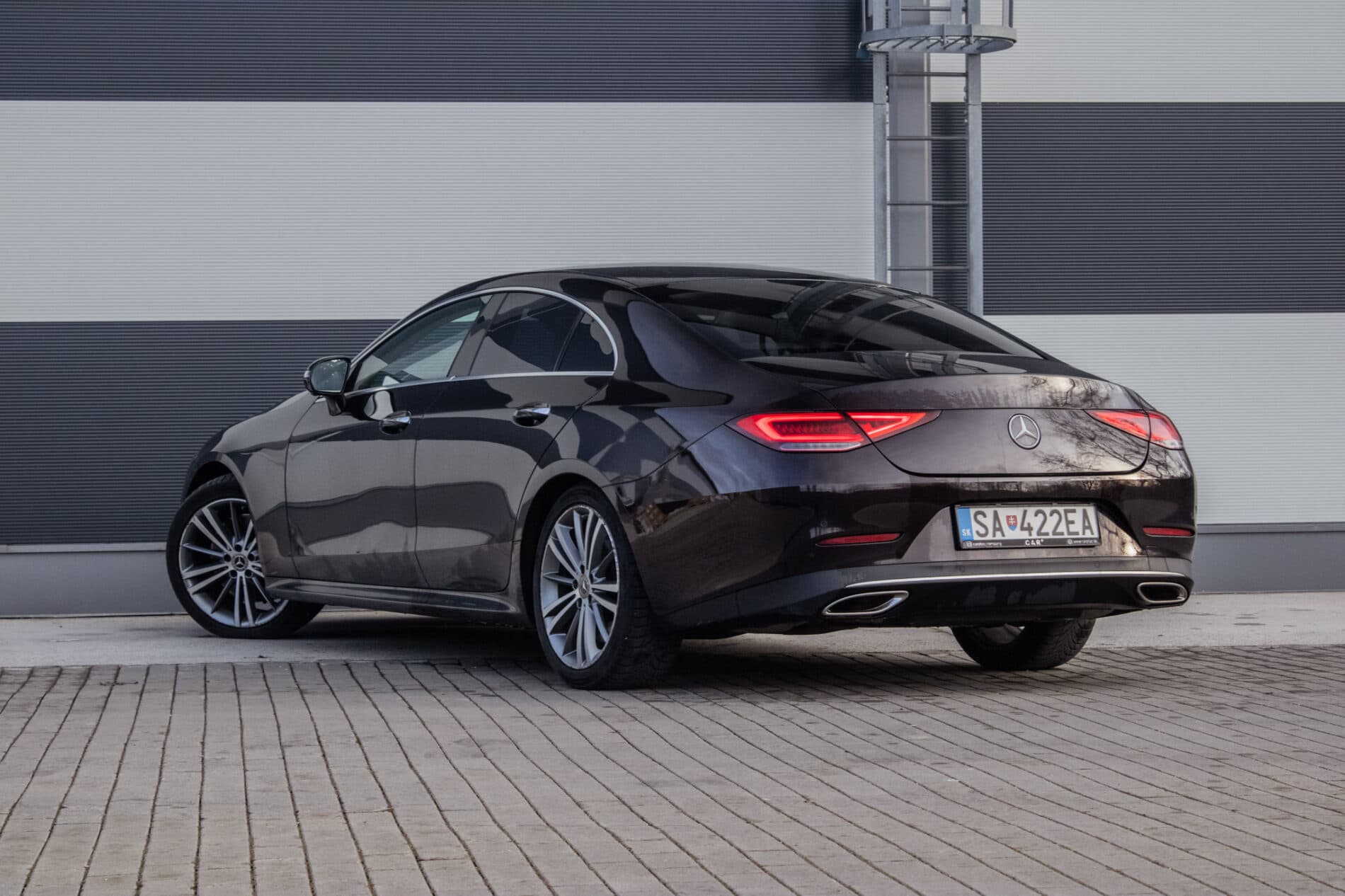 2019 Mercedes-Benz CLS 450, červená kupé, 108 680 km