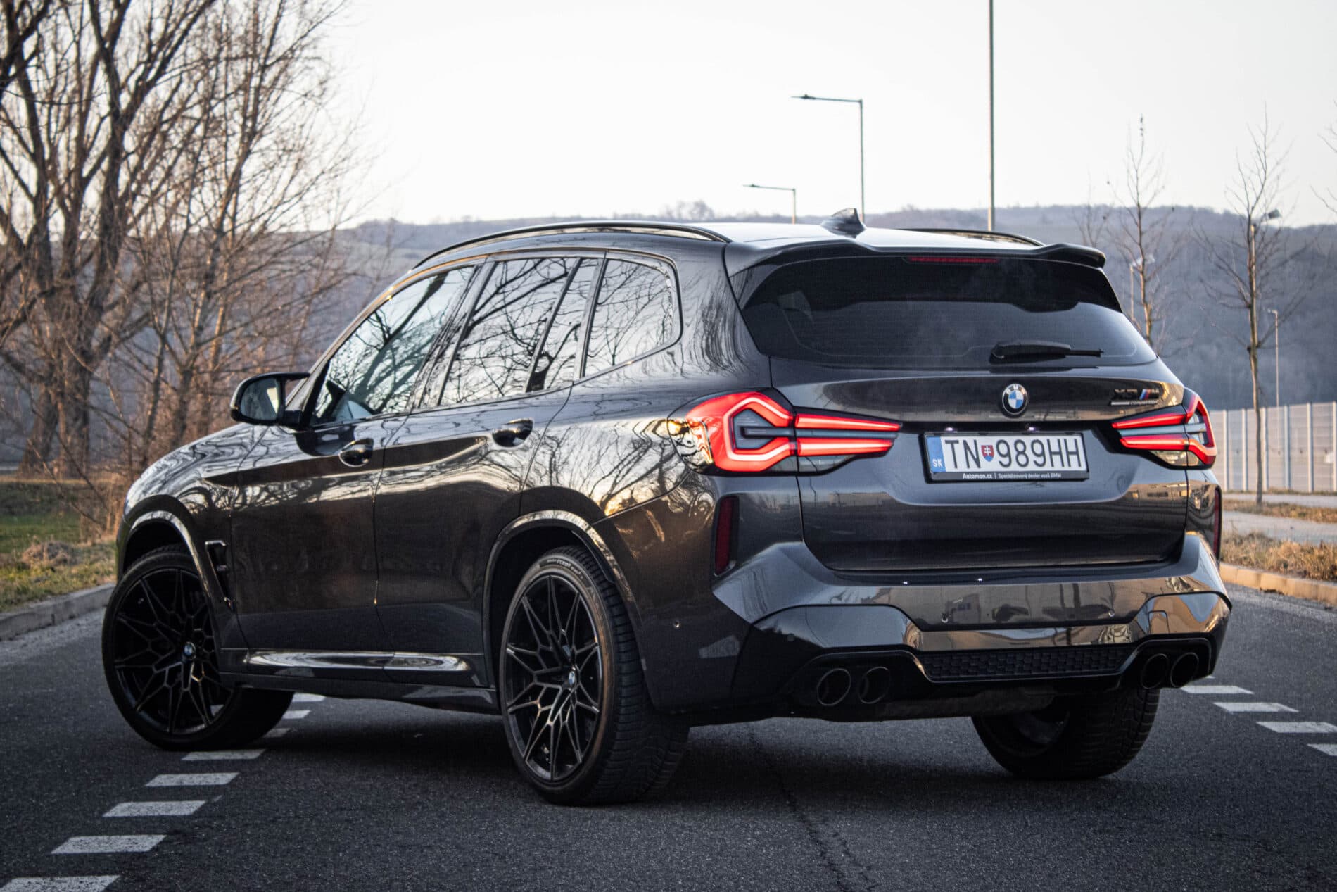 2022 BMW X3 M, sivá suv, 64 066 km