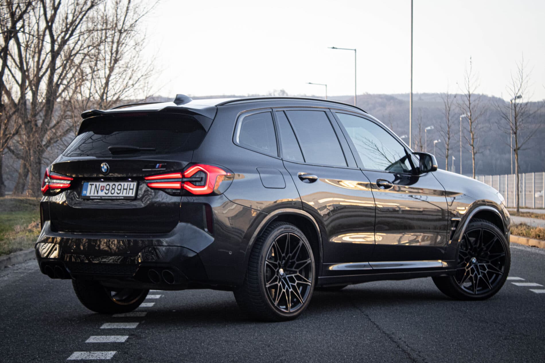 2022 BMW X3 M, sivá suv, 64 066 km