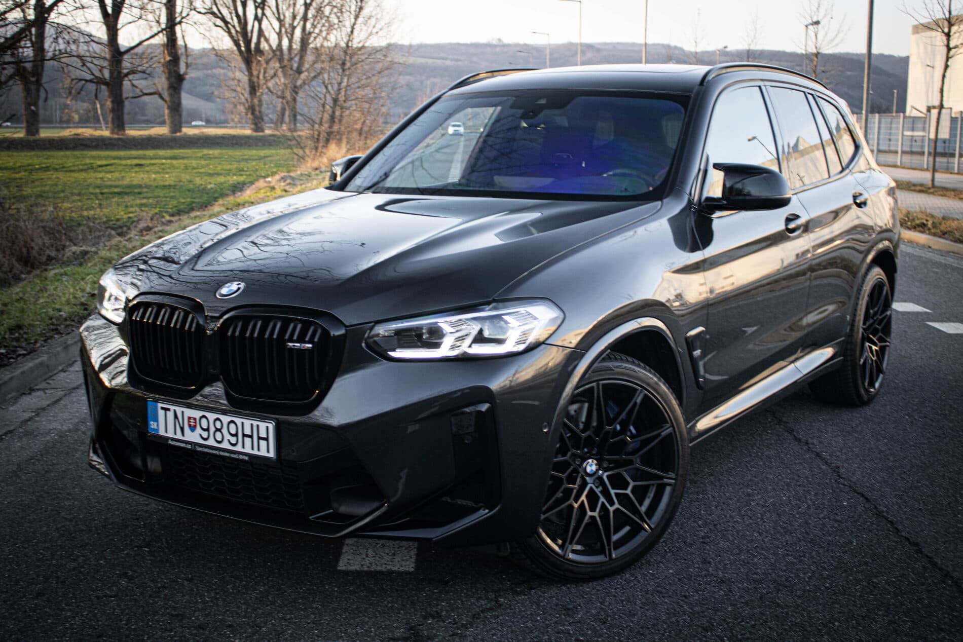 2022 BMW X3 M, sivá suv, 64 066 km