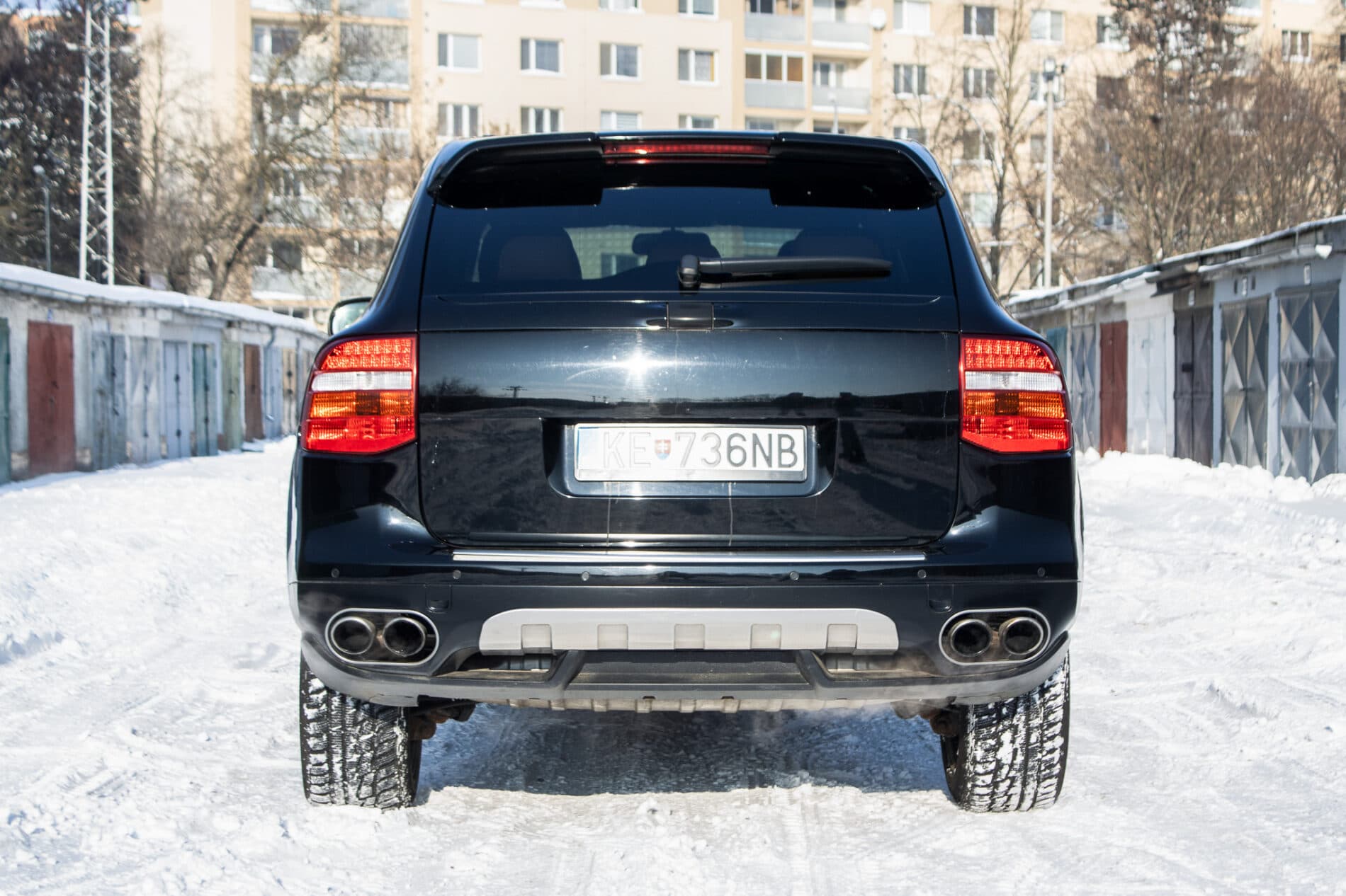 2009 Porsche Cayenne Turbo, čierna suv, 153 062 km