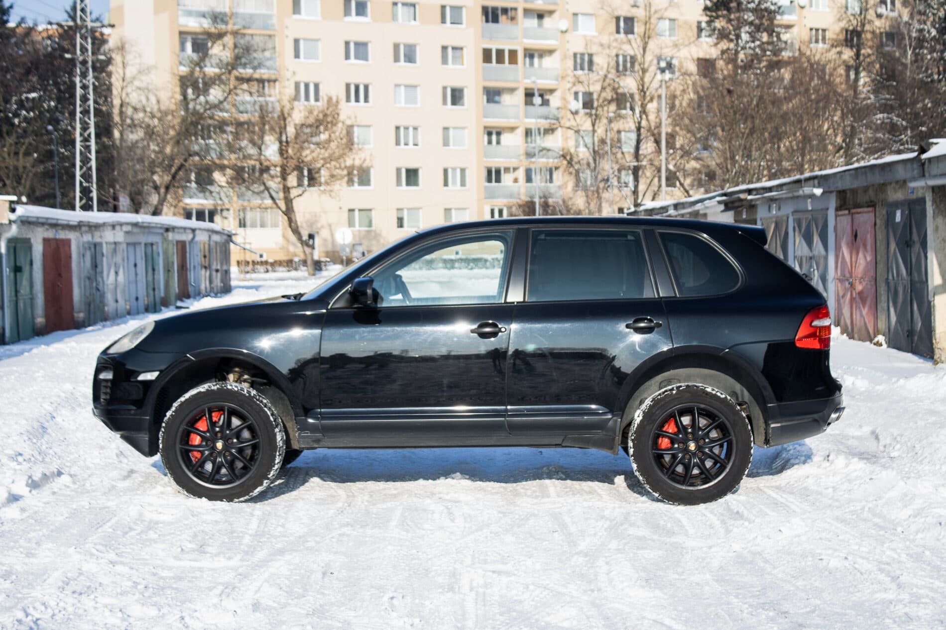 2009 Porsche Cayenne Turbo, čierna suv, 153 062 km