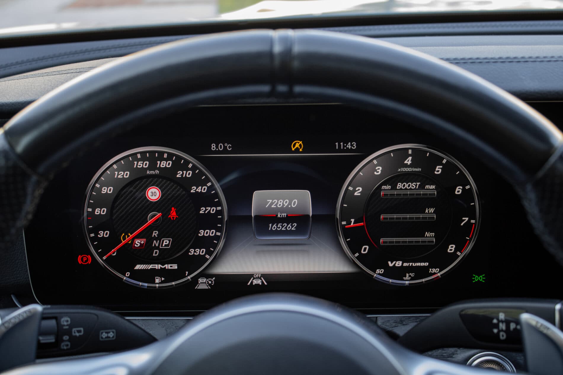 2019 Mercedes-Benz E 63 AMG, sivá kombi, 165 262 km