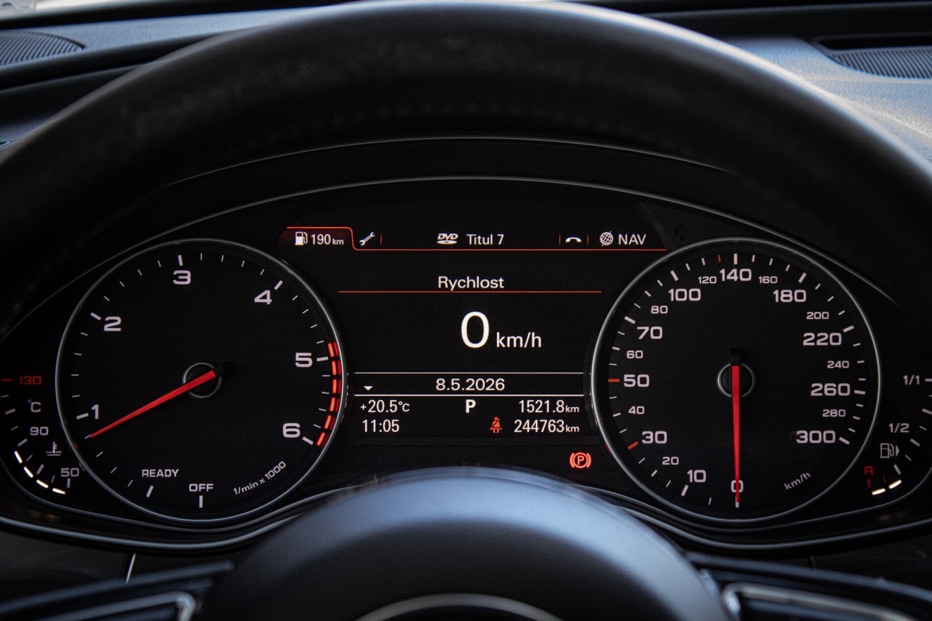 2016 AUDI A6, biela sedan, 244 763 km