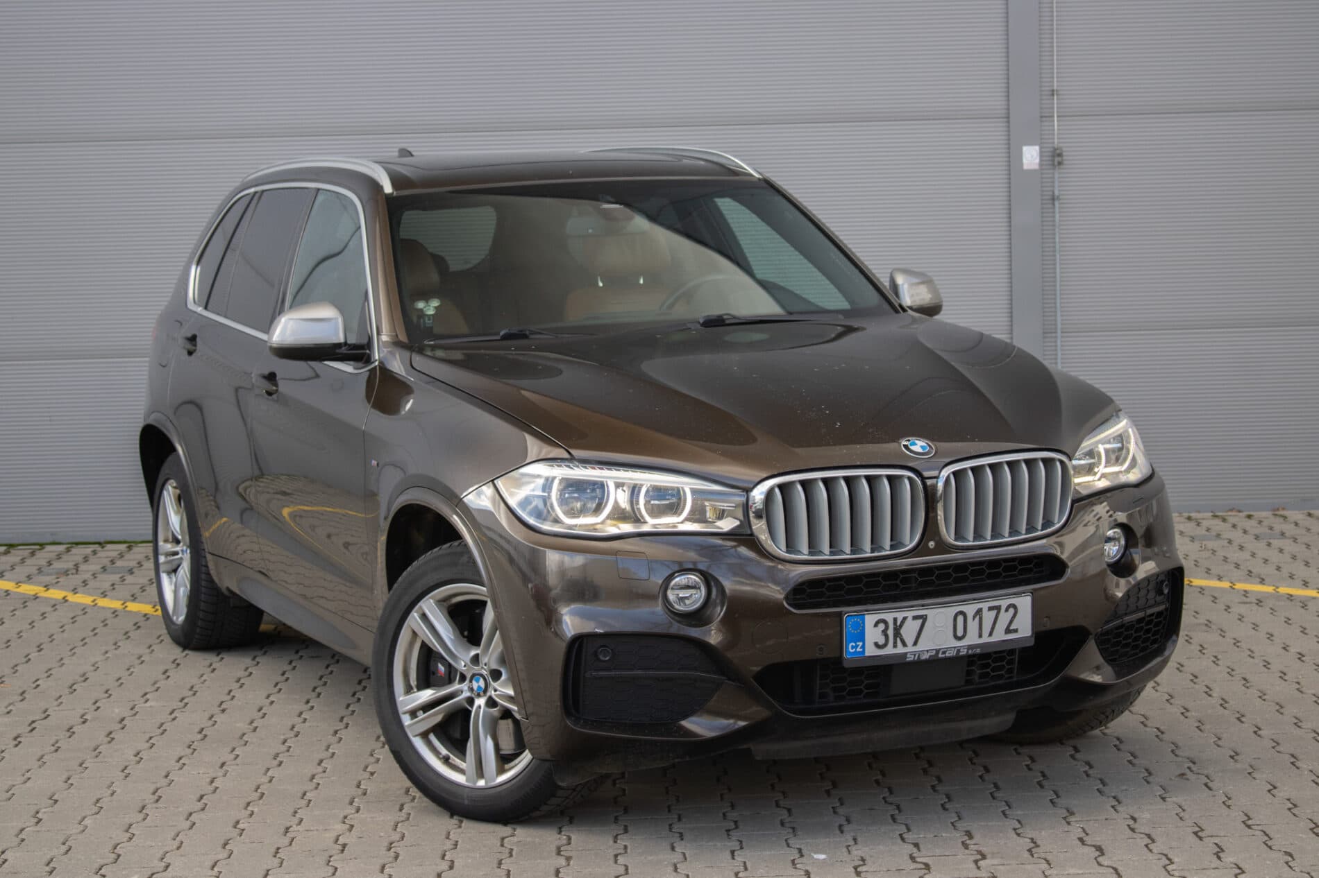 2014 BMW X5 M50d, hnedá suv, 221 000 km