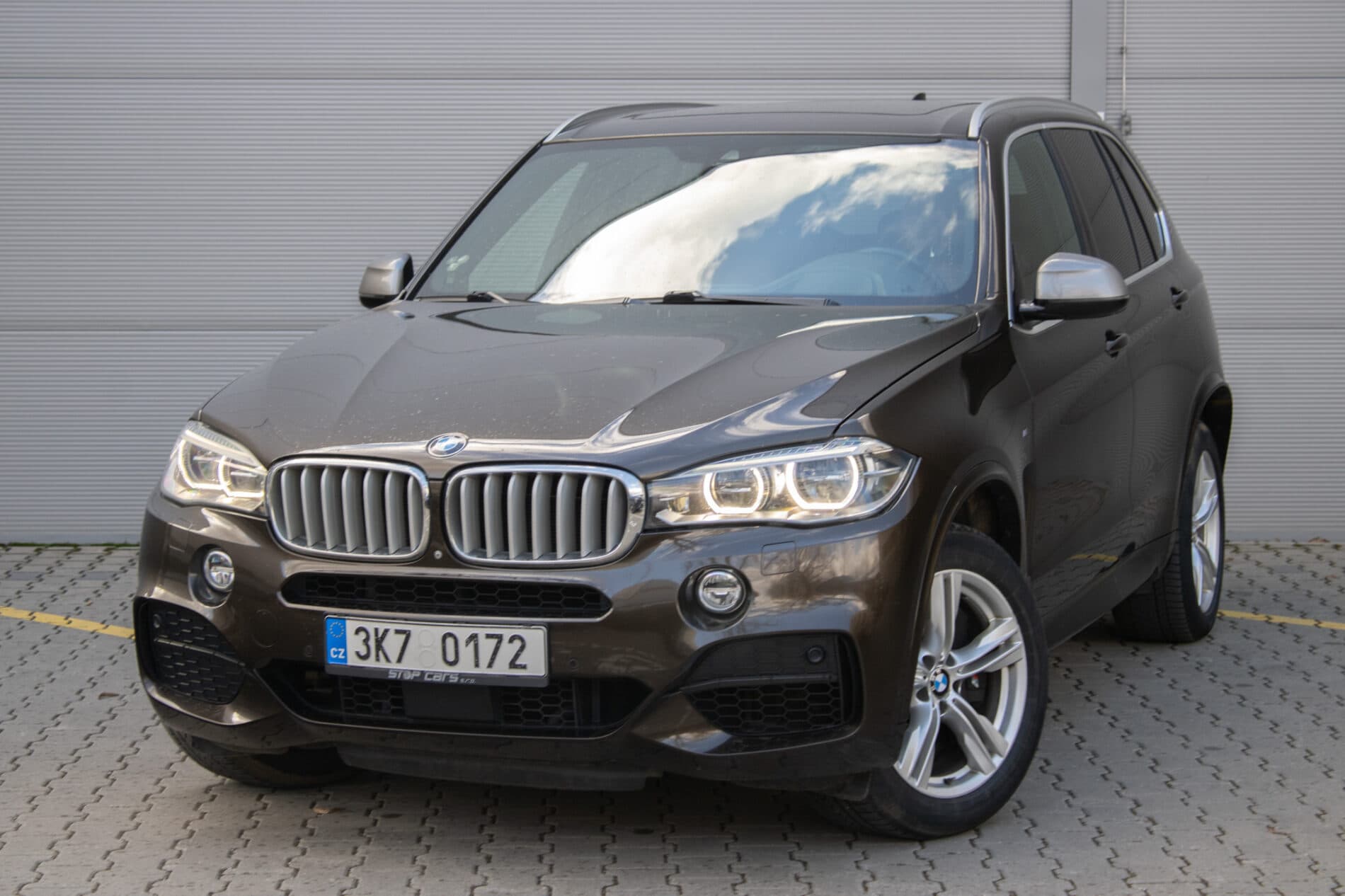 2014 BMW X5 M50d, hnedá suv, 221 000 km